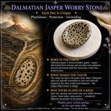 Dalmatian Jasper Áhyggjusteinn