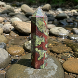 Z ARRON DESIGN Serenity Moonstone kobbertråd vedhæng halskæde