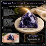Traum-Amethyst-Pyramide – mittelgroß