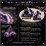 Traum-Amethyst-Pyramide – mittelgroß