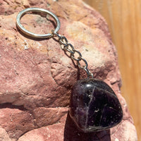 Dream Amethyst Crystal Keychain