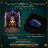 🌙 Éveil féminin sacré 13 jeux de cartes Oracle + mini pierres précieuses