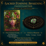 🌙 Éveil féminin sacré 13 jeux de cartes Oracle + mini pierres précieuses