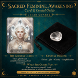 🌙 Éveil féminin sacré 13 jeux de cartes Oracle + mini pierres précieuses