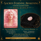 🌙 Éveil féminin sacré 13 jeux de cartes Oracle + mini pierres précieuses