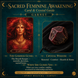 🌙 Éveil féminin sacré 13 jeux de cartes Oracle + mini pierres précieuses