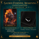 🌙 Éveil féminin sacré 13 jeux de cartes Oracle + mini pierres précieuses