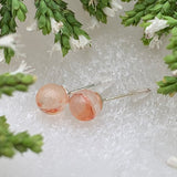 Earrings - Fire Quartz Studs