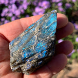 Pierre naturelle labradorite flashy