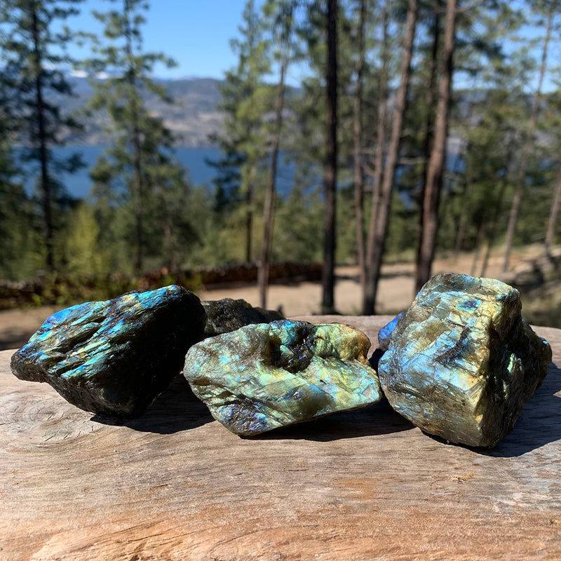 FREE GIVEAWAY!  Flashy Labradorite Natural Stone - (Just Pay Cost of Shipping)