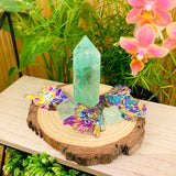 WORKING ON Peacock Kyanite + Flurorite Clear Energy Abundance 6-Crystal Set - Gift Cards