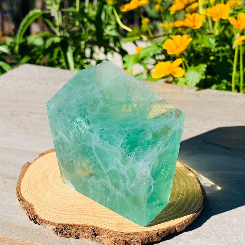 Green Fluorite Chunk Generators - clustergeode