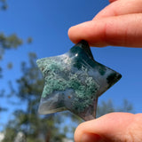 Moss Agate Star