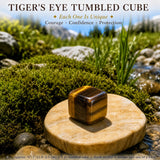 Tigerauge-Trommelwürfel