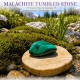 Malachit Trommelstein