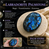 $8 Labradorite Palmstone 1-dages-udsalg