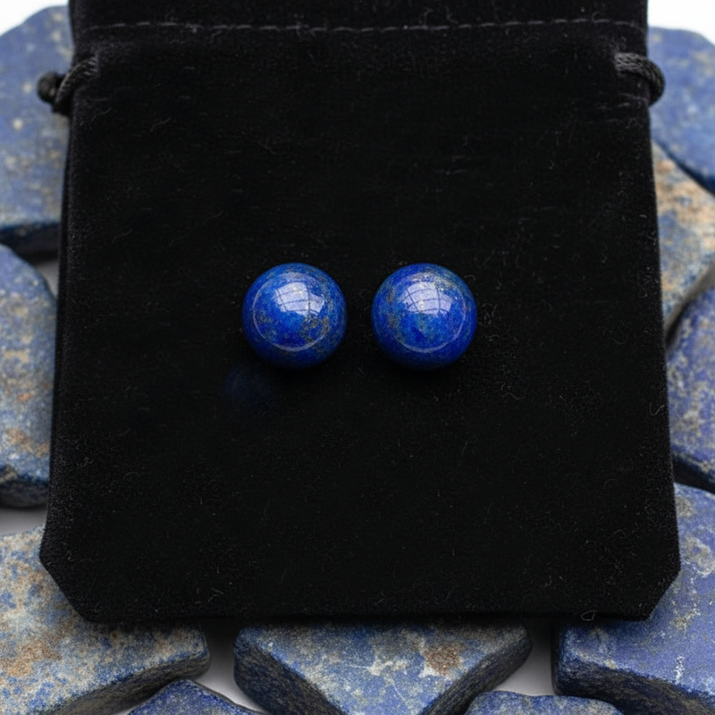 Mala-Armband aus afrikanischem Blutstein mit Samtbeutel