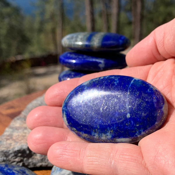 BREZPLAČNA NAGRADNA IGRA! Lapis Lazuli Palmstone - (samo plačajte stroške pošiljanja)