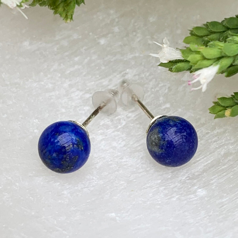 Earrings - Lapis Lazuli Studs