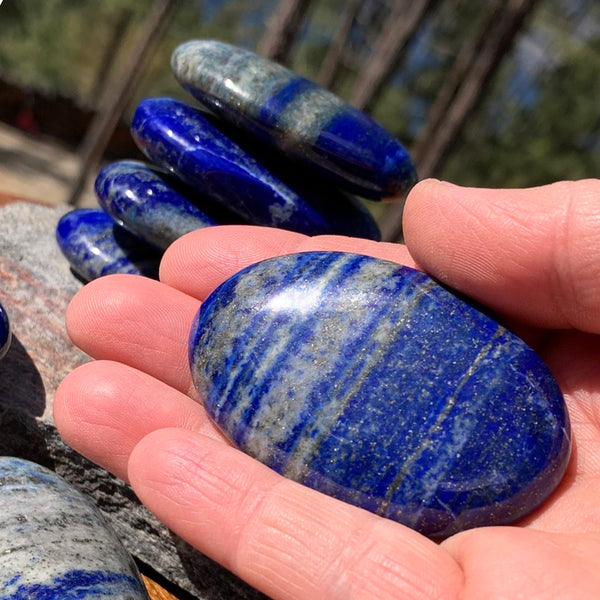 BREZPLAČNA NAGRADNA IGRA! Lapis Lazuli Palmstone - (samo plačajte stroške pošiljanja)