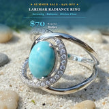 Z ARRON DESIGN Serenity Moonstone koppartråd hängande halsband