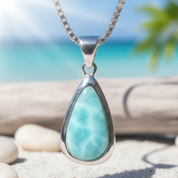 Z ARRON DESIGN Serenity Moonstone kobbertråd vedhæng halskæde