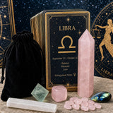 ♎ Vog - 23. september til 22. október - Zodiac Crystal Fusion sett með poka