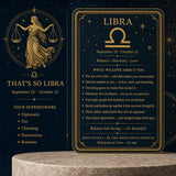 ♎ Vog - 23. september til 22. október - Zodiac Crystal Fusion sett með poka