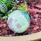 Multicolor Fluorite Mini-Sphere - sphere