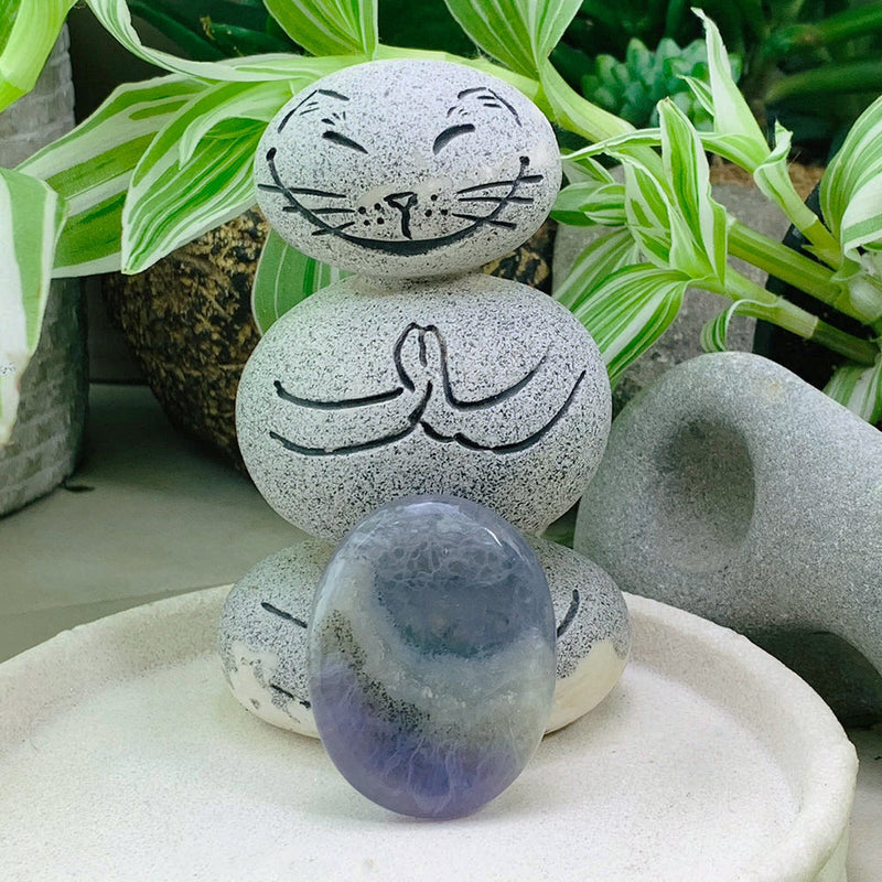 Fluorite Worry Stone - worrystone