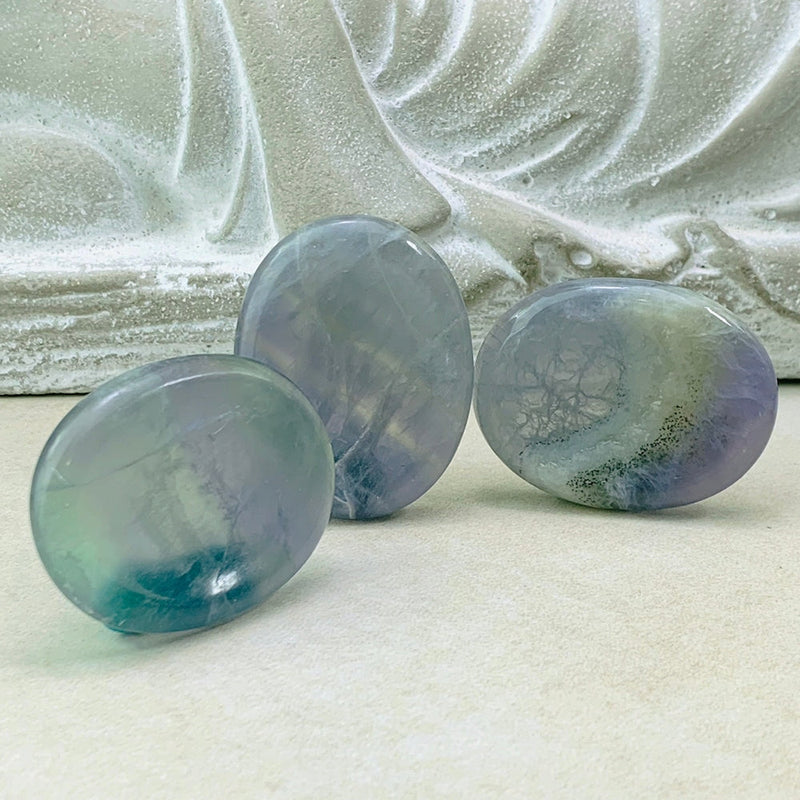 Fluorite Worry Stone - worrystone