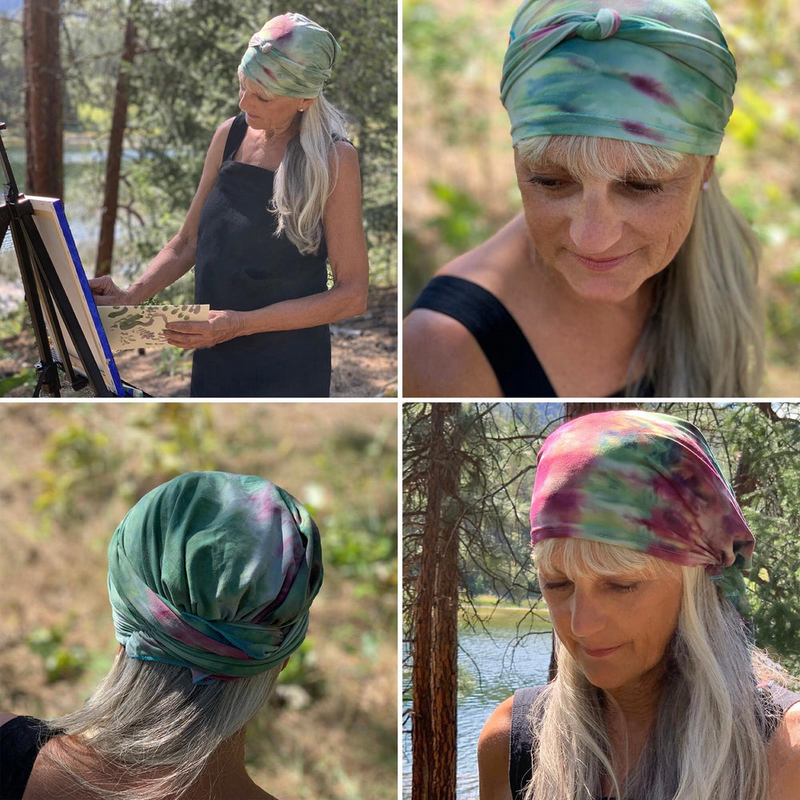 Super Soft Tie-Dye Head Wraps