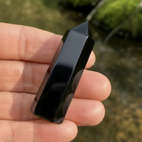 Ametyst hellig geometri facetteret krystal