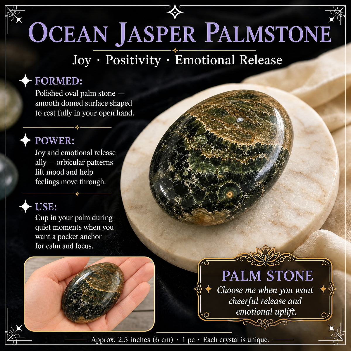 60 % de réduction sur Ocean Jasper Palmstone Palmstone 1 jour seulement