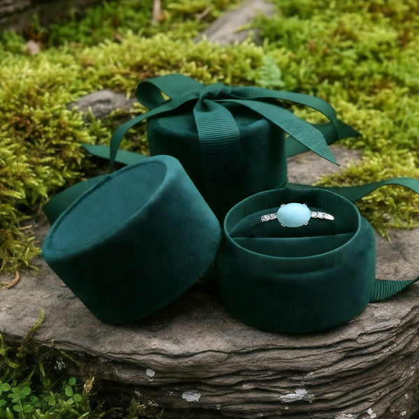 Z ARRON DESIGN Serenity Moonstone kobbertråd vedhæng halskæde