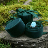 Larimar Classic Oval Silver Ring