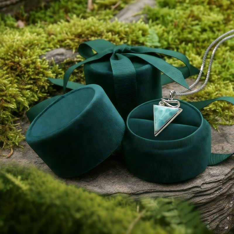 Z ARRON DESIGN Serenity Moonstone kobbertråd vedhæng halskæde