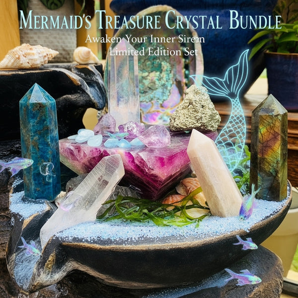 Σετ κρυστάλλων 16 τεμαχίων Mermaid Enchantment 🧜‍♀️