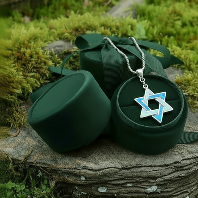 Z ARRON DESIGN Serenity Moonstone kobbertråd vedhæng halskæde