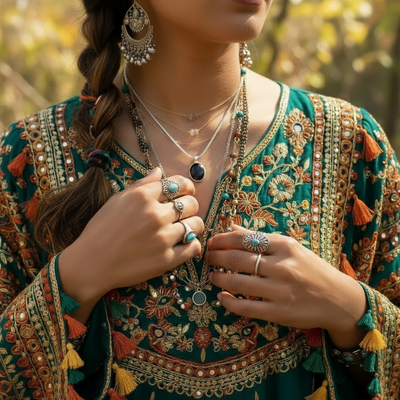 Z ARRON DESIGN Serenity Moonstone Koparvír Hengiskraut Hálsmen