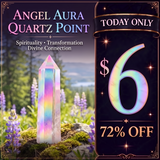 Angel Aura Kuvars Kristal Noktası