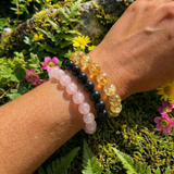 Κολιέ μενταγιόν Z ARRON DESIGN Serenity Moonstone από χάλκινο σύρμα