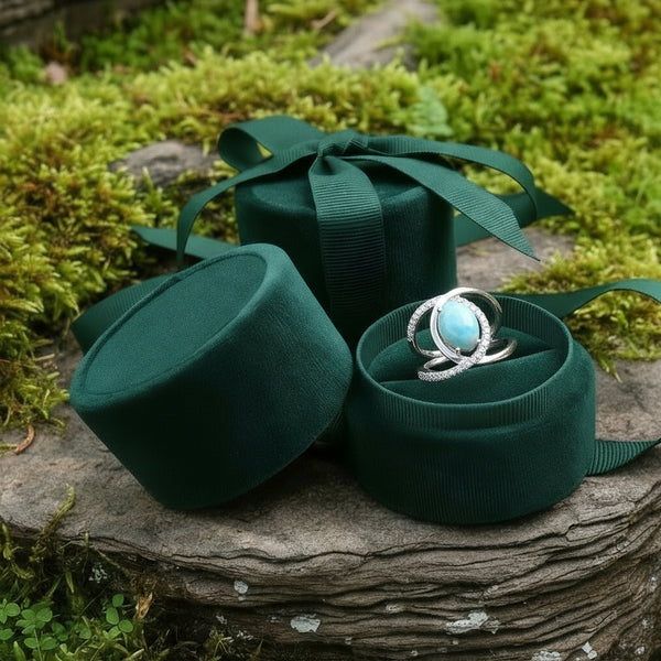 Z ARRON DESIGN Serenity Moonstone kobbertråd vedhæng halskæde