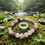 Z ARRON DESIGN Serenity Moonstone kobbertråd vedhæng halskæde