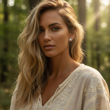 Z ARRON DESIGN Serenity Moonstone kobbertråd vedhæng halskæde