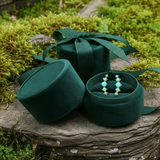 Z ARRON DESIGN Serenity Moonstone kobbertråd vedhæng halskæde