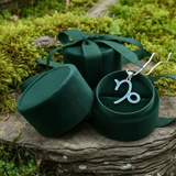 Z ARRON DESIGN Serenity Moonstone kobbertråd vedhæng halskæde