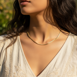 Z ARRON DESIGN Serenity Moonstone kobbertråd vedhæng halskæde