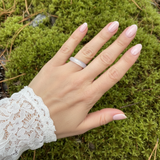 Z ARRON DESIGN Serenity Moonstone kobbertråd vedhæng halskæde