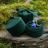 Ogrlica z obeskom iz bakrene žice Z ARRON DESIGN Serenity Moonstone